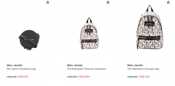 【網購優惠】Marc Jacobs熱賣款手袋低至6折優惠 Shutter/Softshot系列大減價