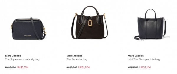 【網購優惠】Marc Jacobs熱賣款手袋低至6折優惠 Shutter/Softshot系列大減價