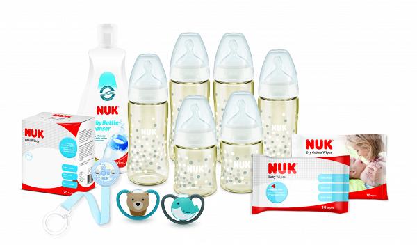 NUK PPSU 新生兒優越套裝 送藍色奶嘴鏈乙條 原價：HK$967 特價：HK$399