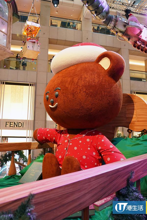 【聖誕好去處2021】中環置地廣場大型玩具派對登場！3.3米巨型啤啤熊影相位/彩虹滑梯
