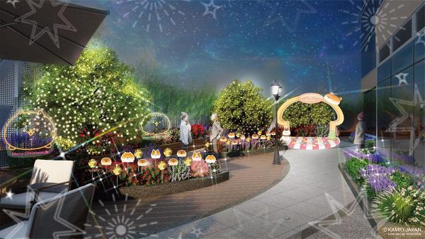 【聖誕好去處2021】日本人氣麵包柴犬打卡位登陸上水廣場！7米高狗狗聖誕樹/光影花園