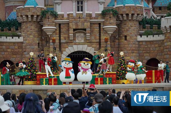 【聖誕好去處2021】香港迪士尼樂園聖誕亮燈 Duffy巡禮+城堡飄雪表演