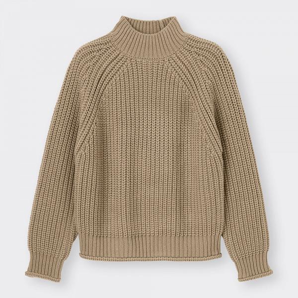 女裝W_s Chunky Knit High-Neck Sweater_$149 (原價$179)