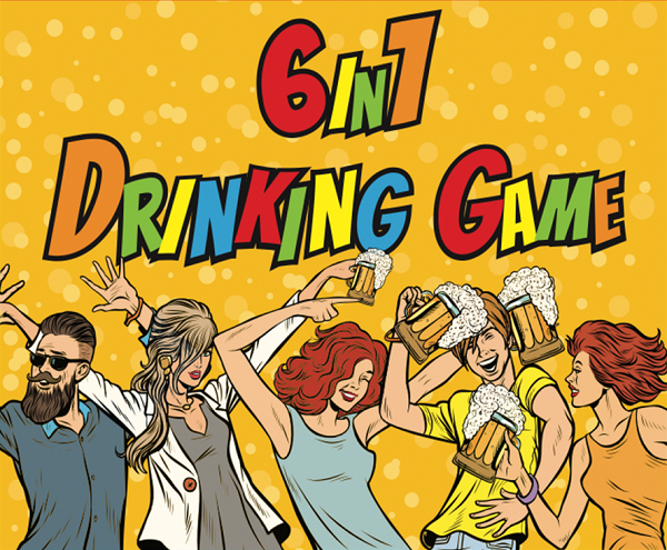 Drinking Party Game 6合1套裝 售價：HK$99 一盒有齊6個遊戲，包括翻酒杯、心臟病等等，可因應不同時候玩不同的遊戲
