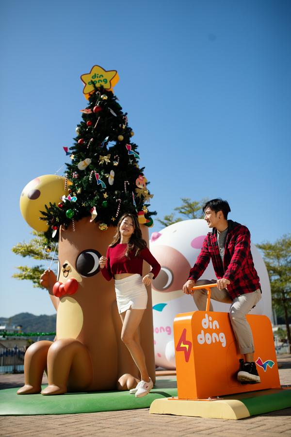 【聖誕好去處2021】荃灣海濱癲噹聖誕遊樂園開幕！5大打卡位/5米高癲噹聖誕樹/美人魚滑梯