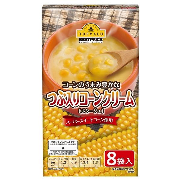 TOPVALU BESTPRICE 日本即沖粒粒粟米濃湯 (17.5 克× 8 袋 現售 $23.9