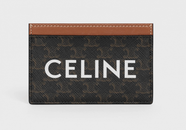 CARD HOLDER IN TRIOMPHE CANVAS WITH CELINE PRINT $2,100