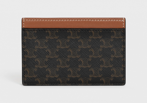 CARD HOLDER IN TRIOMPHE CANVAS WITH CELINE PRINT $2,100