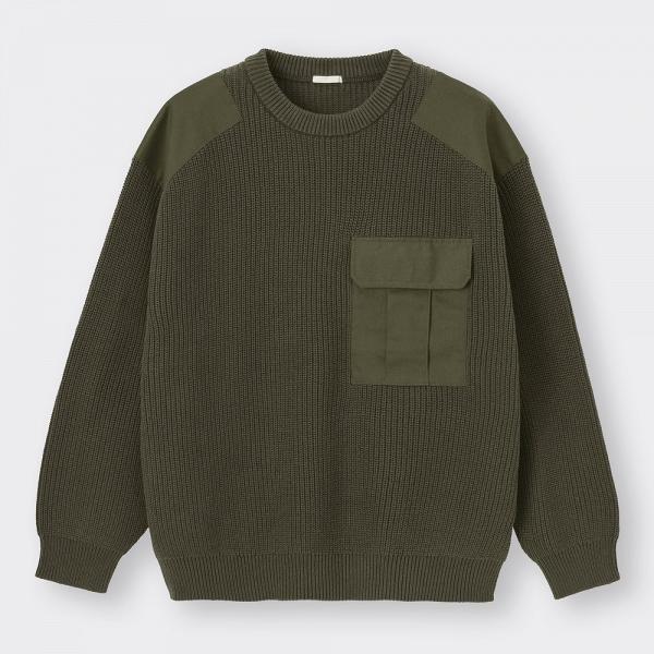 fit woven combination sweater$149(原價$199)