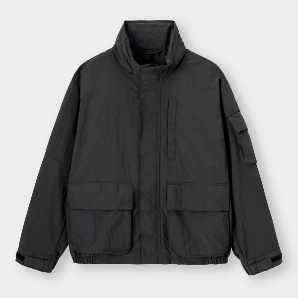 Stand collar oversized jacket_$249(原價$299)