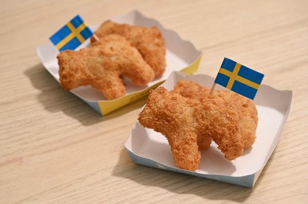 瑞典達拉木馬形蝦餅 $19