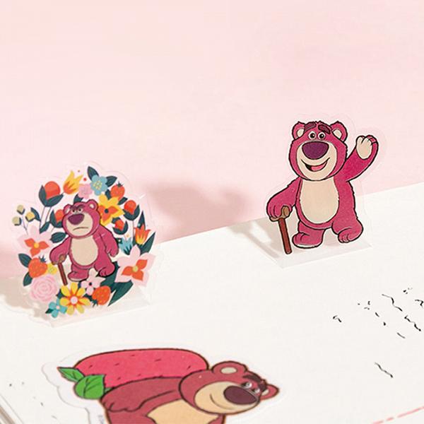 草莓熊系列立體貼紙 (18枚)(混2款) $15