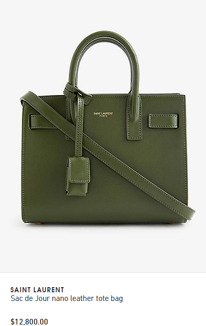 Sac de Jour nano leather tote bag 香港官網價$ 20,500｜網購價$12,800（62折）