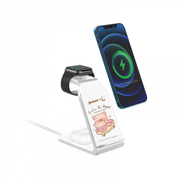 OK便利店新推6款Lulu豬手機配件！可愛無線充電器、辦公室必備USB噴霧加濕器！