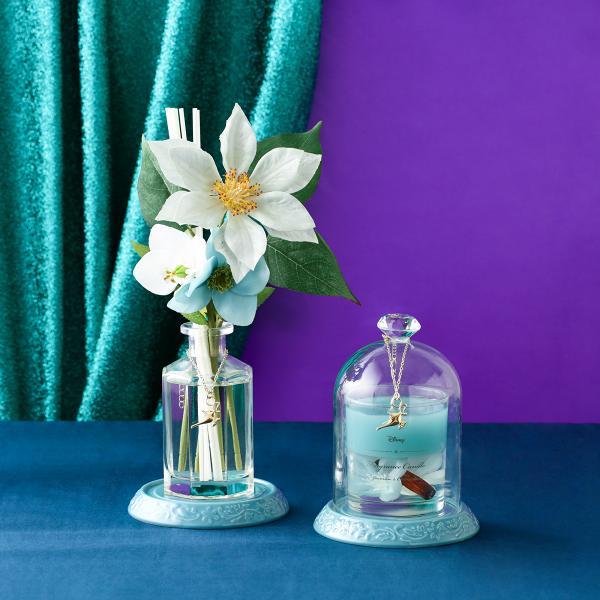 茉莉系列室內香氛 Jasmine Room Fragrance $590、茉莉系列蠟燭 Jasmine Candle $450 ©Disney