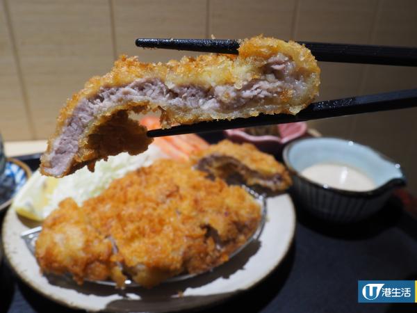 長沙灣新開定食店　大大份吉列豬扒/鰻魚飯+任添沙律白飯