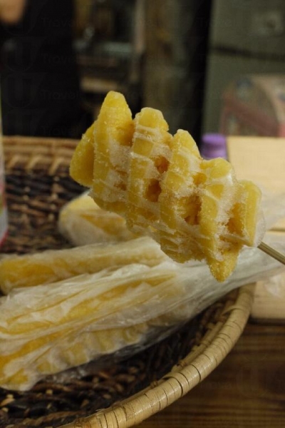 冷藏過後的馬來西亞的菠蘿冰條，十分清甜。
