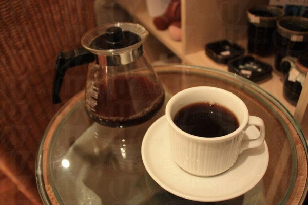咖啡香房只在周末和假期供應咖啡。