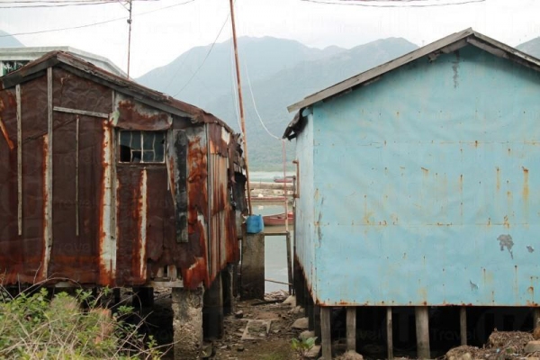 馬灣涌村內的棚屋，在香港可說是少之又少。