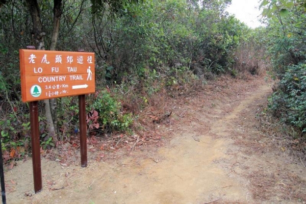 山徑的中後段，可連接老虎頭郊遊徑繼續行程。