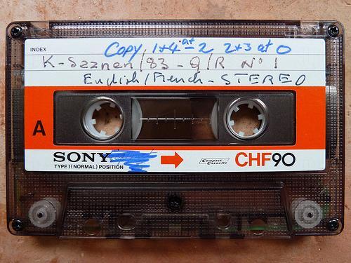 Cassette(卡式)帶(圖：flickr＠Duncan Toms）