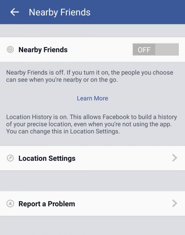 facebook 不多人知的功能　可看到你朋友所在位置