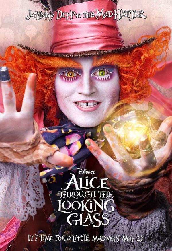 《愛麗絲夢遊仙境2》釋出角色海報（圖：FB@Disney Alice）