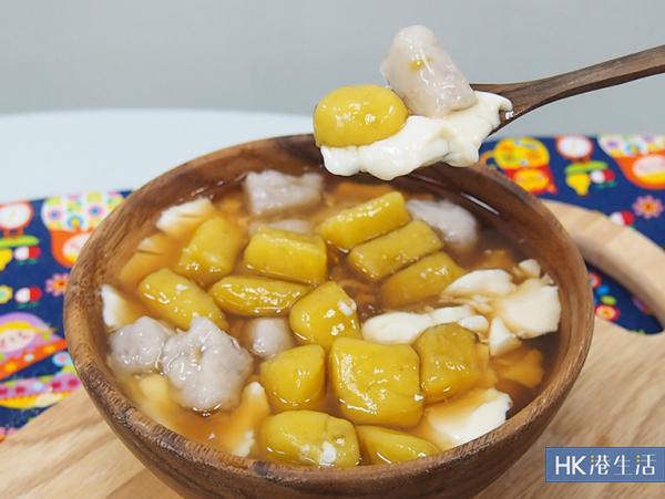 自家製台式甜品第一彈：芋圓+地瓜圓豆腐花