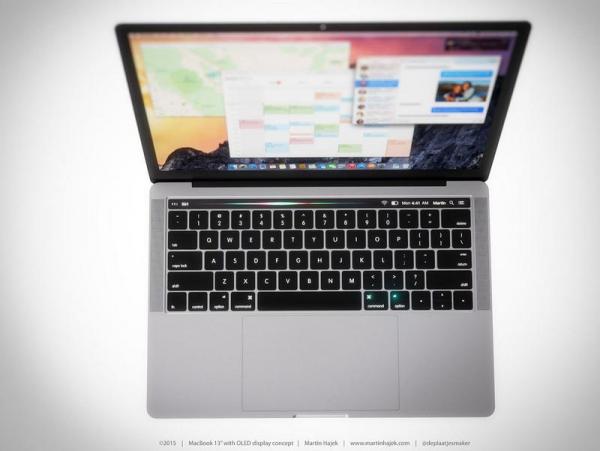 新MacBook 都有消息！ 鍵盤加入OLED 觸控螢幕？