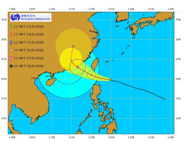 超強颱風莫蘭蒂逼近！天文台: 明早或掛一號