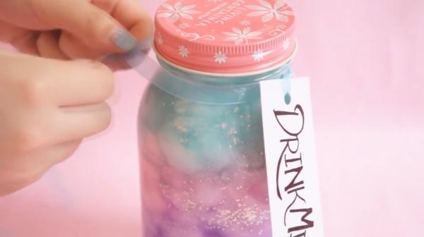 簡易DIY：糖果色星空瓶