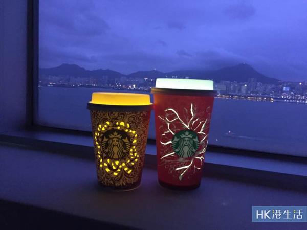 超簡單又有氣氛！自製環保Starbucks聖誕紙杯燈