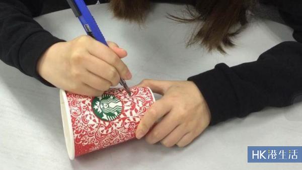 超簡單又有氣氛！自製環保Starbucks聖誕紙杯燈
