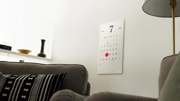Google月曆實體化！電子紙月曆即時自動更新