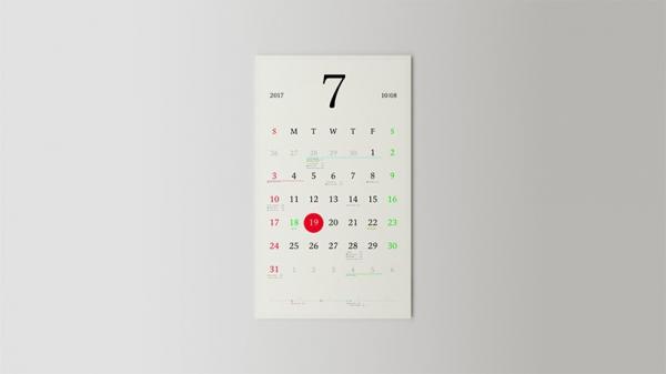 Google月曆實體化！電子紙月曆即時自動更新