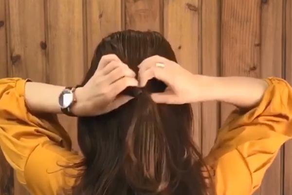 必學簡單盤髮　1分鐘綁出日系髮帶造型