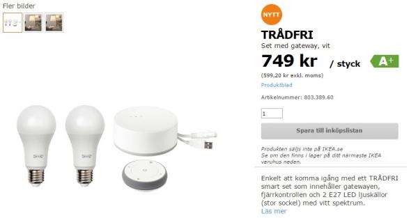 IKEA推出智能照明系統！用電話即可調控光暗