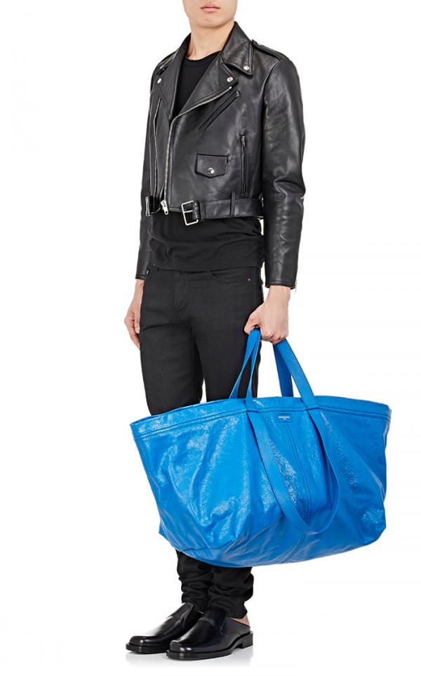 $5購物袋可以咁時尚！名牌手袋同IKEA藍色購物袋撞款  價錢相差幾千倍