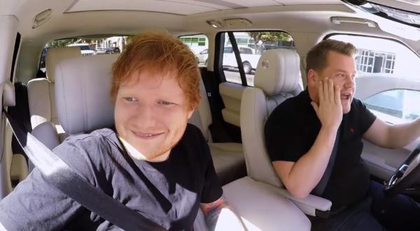 Ed Sheeran終於上Carpool Karaoke！即興改歌詞大晒才華