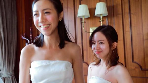 台灣新人婚禮大跳洗腦抖肩舞！姐妹團表情十足超搶鏡  