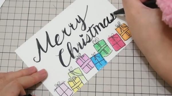 簡單畫出6款可愛聖誕卡 用DIY橡皮印章整幾多張都得！
