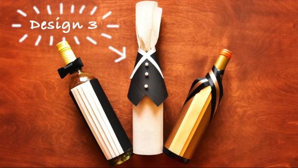 酒瓶變紳士！3款簡易包裝方法