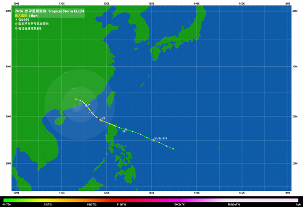 【颱風山竹】預測周日逼近香港！其移動路徑與「溫黛」大致相似