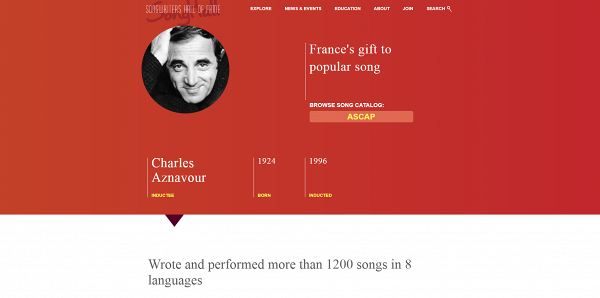 法國殿堂級男歌手Charles Aznavour逝世 法總統馬克龍撰文悼念