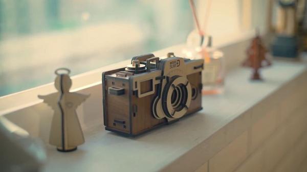復古設計木製菲林相機 DIY自己砌+無需用電！