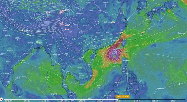 超強颱風玉兔路徑飄忽有機殺入香港　歐洲預報：下周初或進入香港以南500公里
