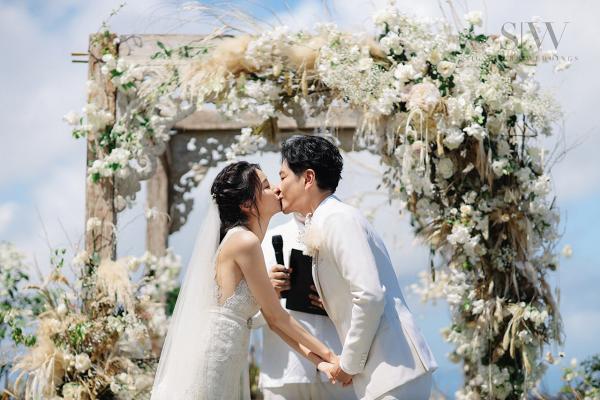 黃翠如蕭正楠婚禮照片每一秒都是唯美　感動誓詞+更多婚禮細節曝光