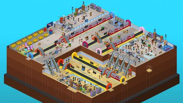 模擬地鐵新Game《Overcrowd: A Commute Em Up》設計車站地下街管理列車運作