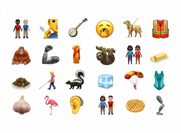 蘋果iOS 13今年秋季新推Emoji晒冷 59款圖案！格仔餅/樹獺/打喊露 