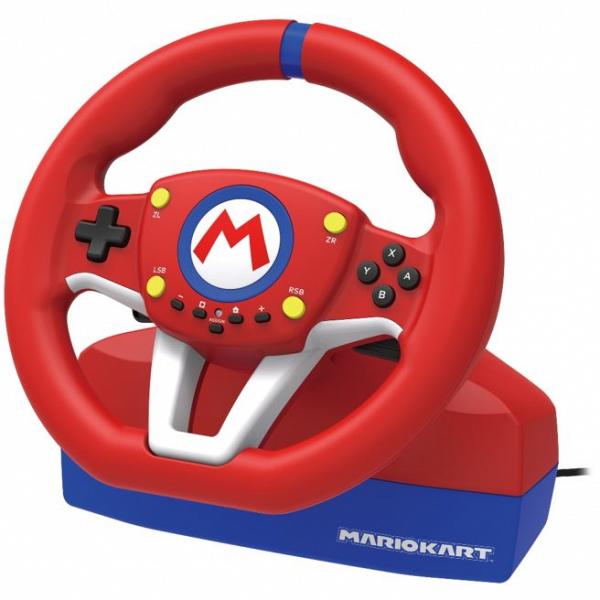 【Switch】Mario Kart專用軚盤+油門踏板登場 紅藍主題配色！Switch/PC都用得